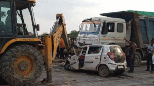 राष्ट्रीय राजमार्गों पर दुर्घटनाएँ। 