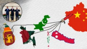 भारत को घेरने का प्रयास कर रहे चीन, पाकिस्तान और बांग्लादेश। 